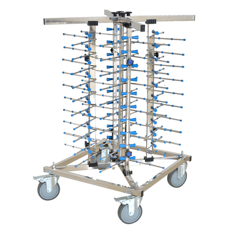 Chariot à vaisselle en acier inoxydable Yapamit X1350