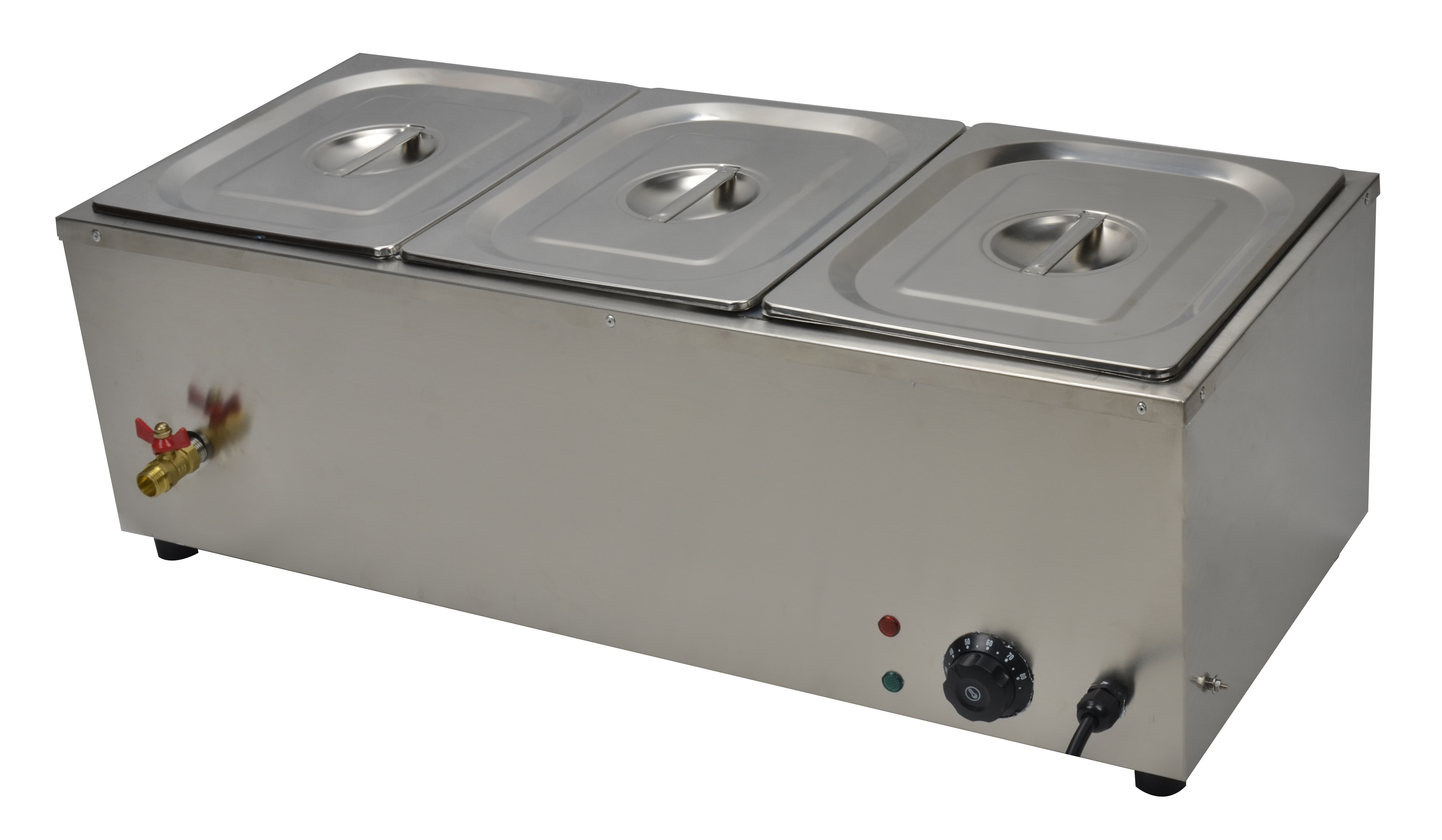 Bain-marie électrique à 3 casseroles