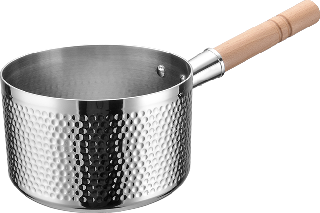 Yapamit Kitchenware C0310001 Pot à nouilles Tri-ply SS avec poignée et conception à points ronds antiadhésif résistant aux hautes températures