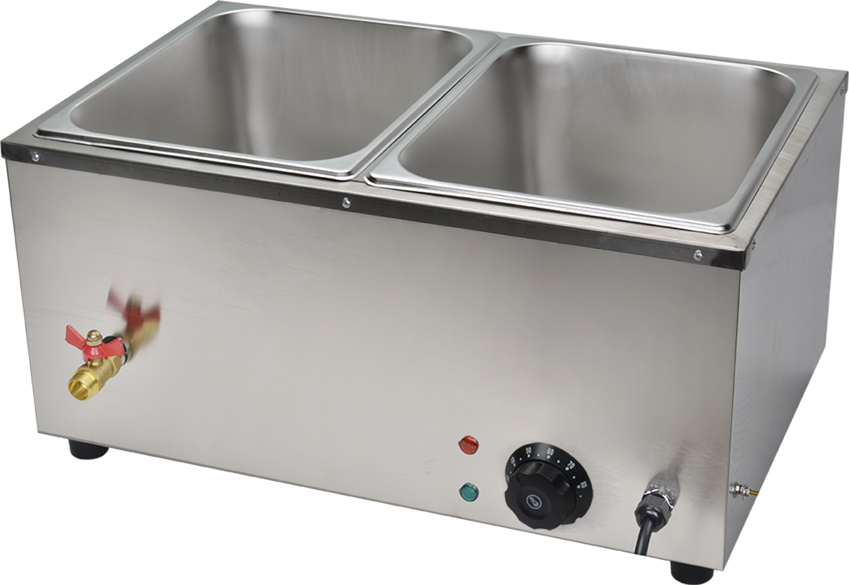 Bain-marie électrique à 2 casseroles