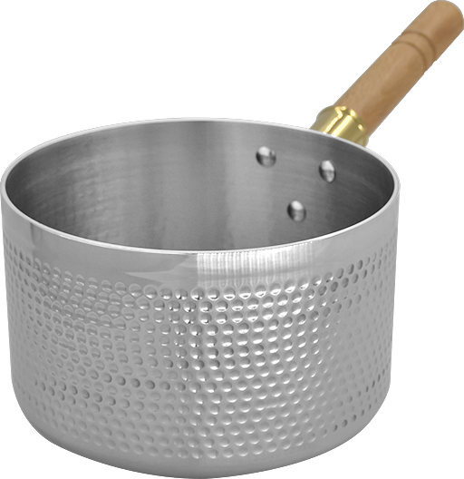 Yapamit Kitchenware C0310001 Pot à nouilles Tri-ply SS avec poignée et conception à points ronds antiadhésif résistant aux hautes températures