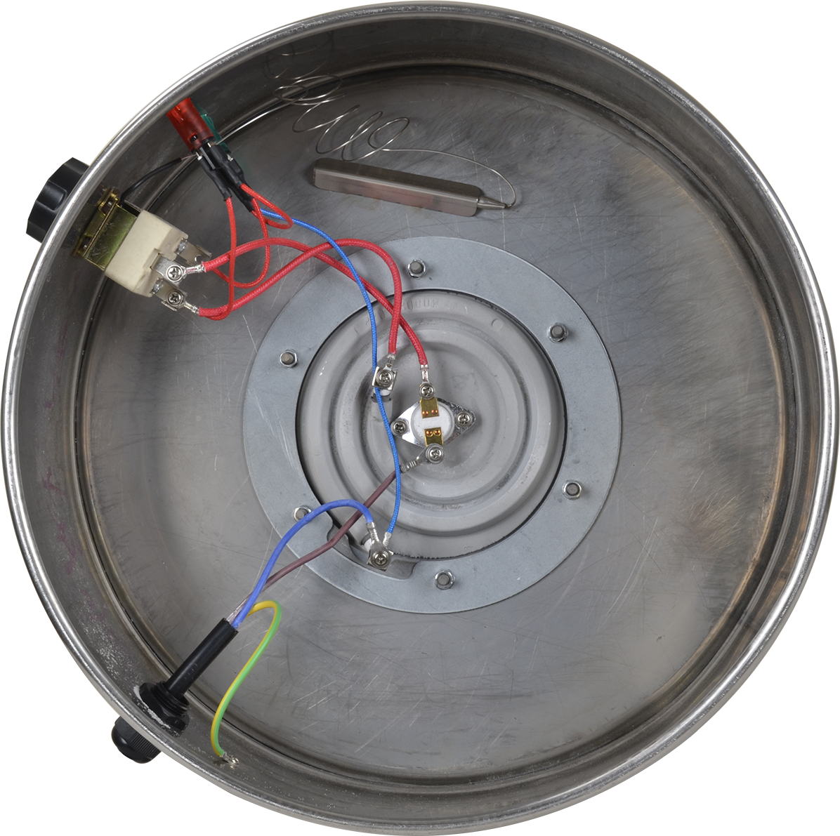 Seau à thé chauffant électrique en acier inoxydable